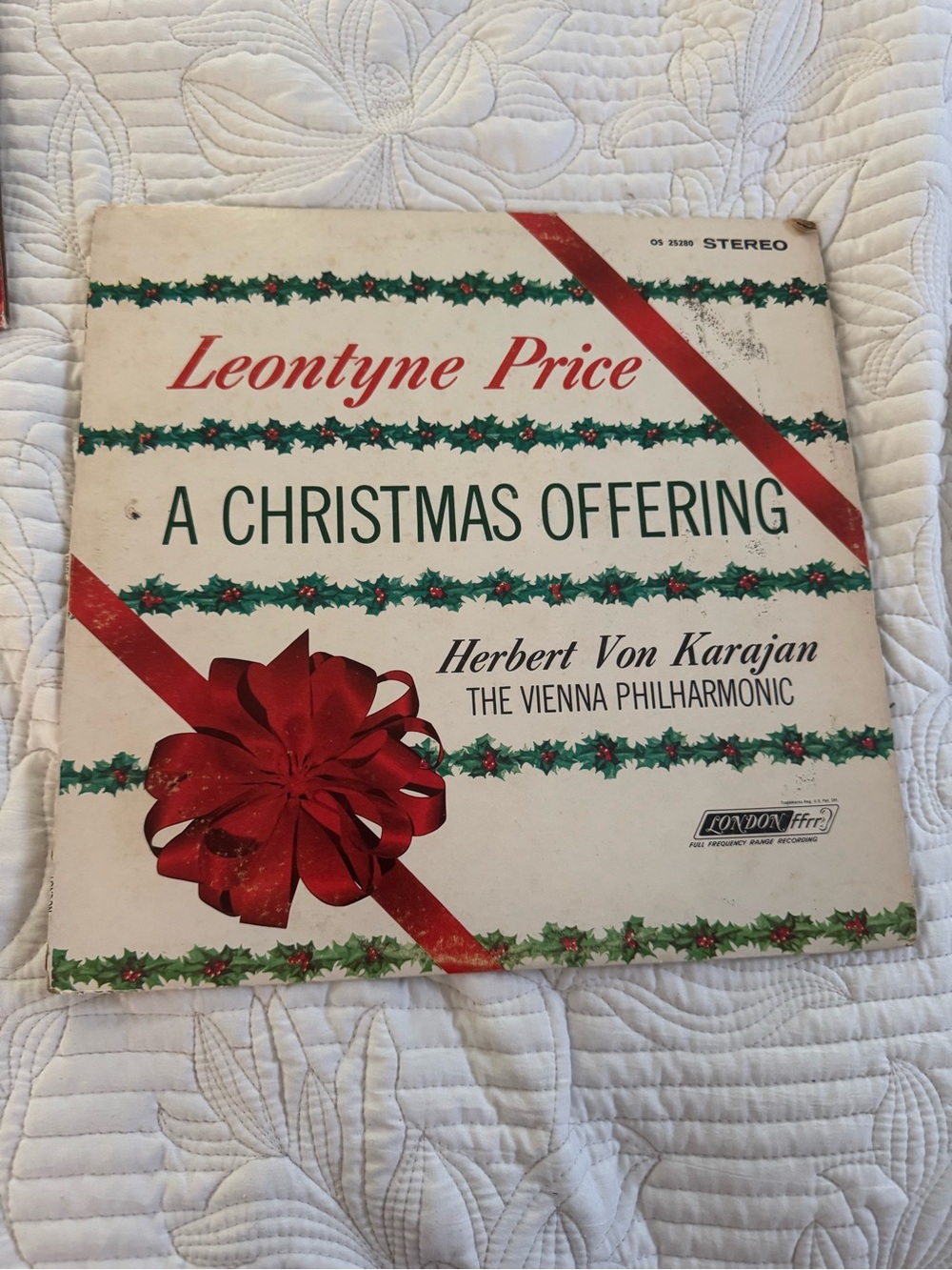 Leontyne Price "A Christmas Offering" - Holiday Vinyl LP